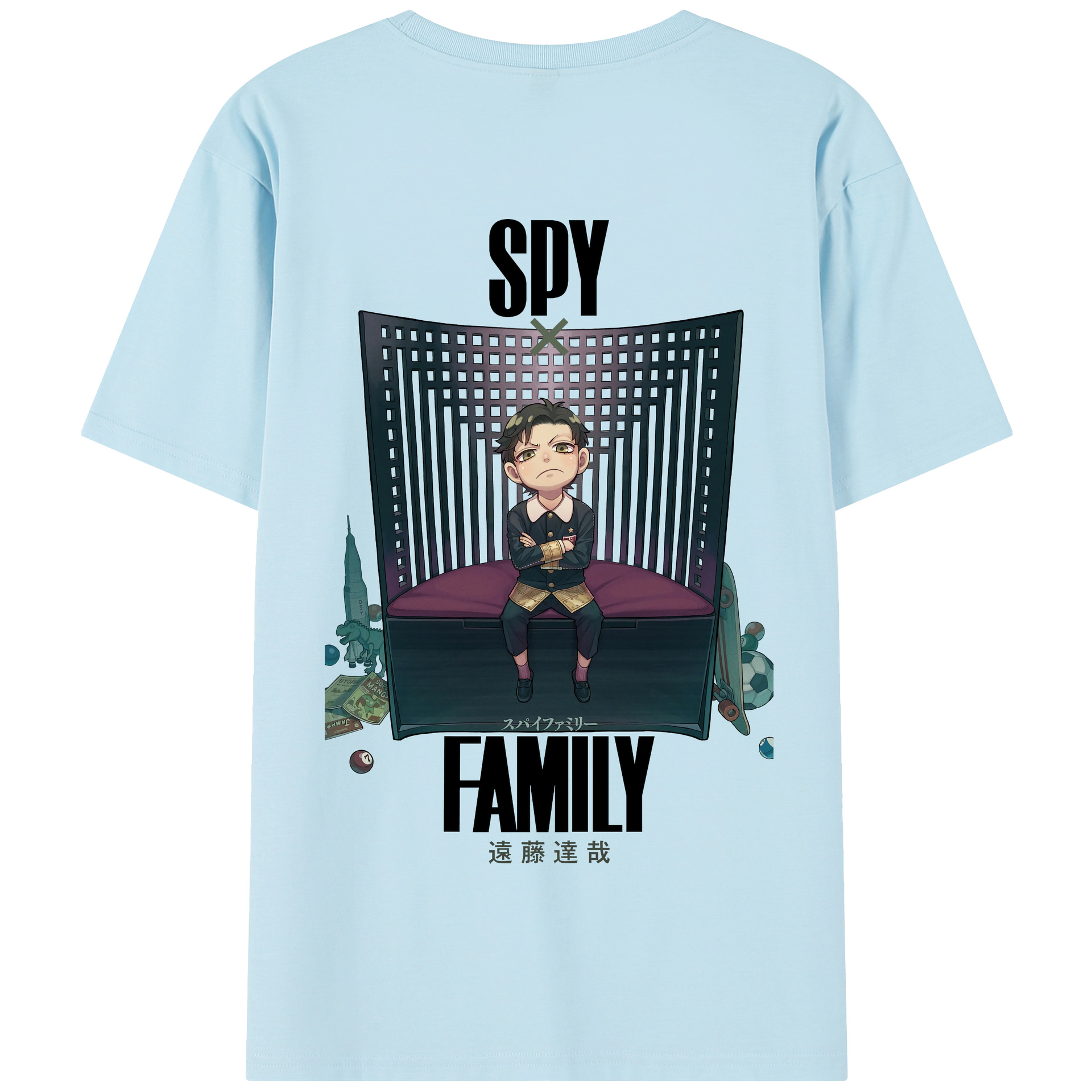 （画像用） SPY×FAMILY间谍家家酒 綿100％半袖Tシャツ（背面プリント）